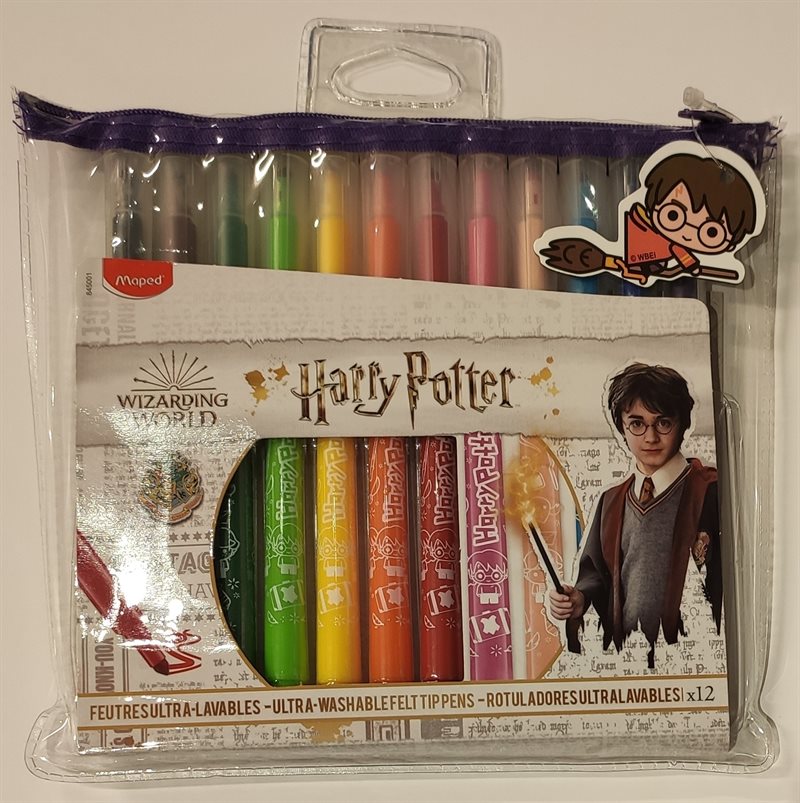 Harry Potter fiberpennor 12 pack