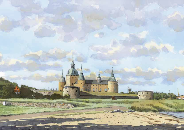 Konstkort Kalmar Slott