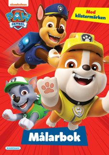 Målarbok Paw Patrol med klistermärken