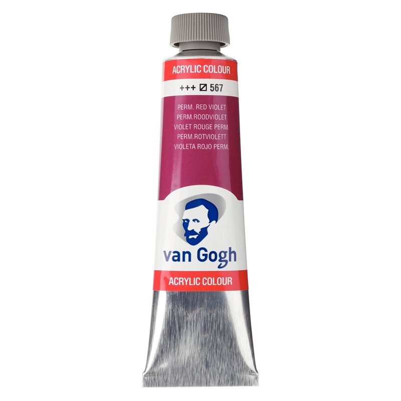 Van Gogh Akryl  40 ml Permanent Red Violet 567