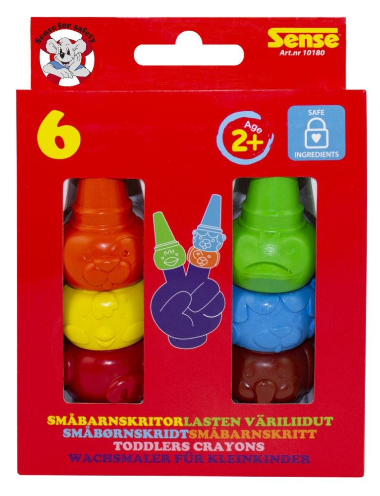 Småbarnskritor 6-pack