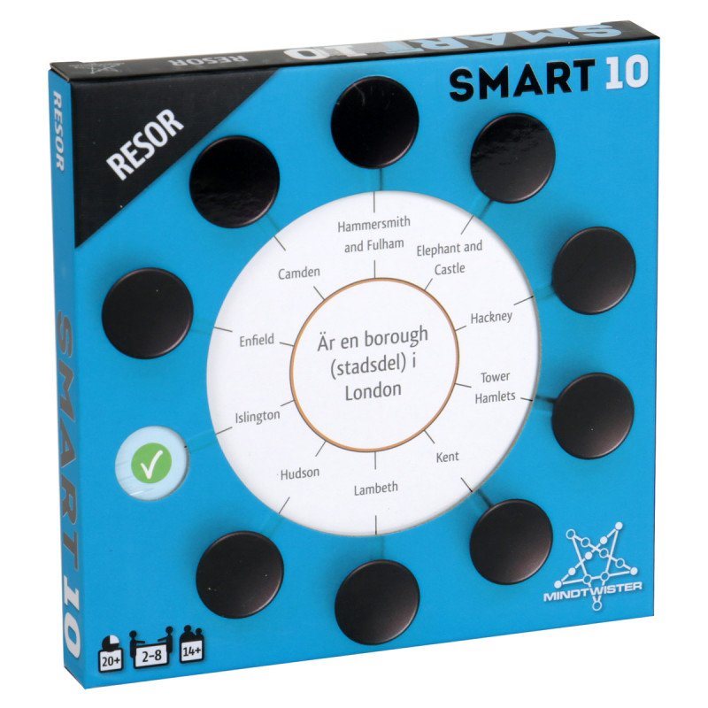 Smart10 Frågekort: Resor