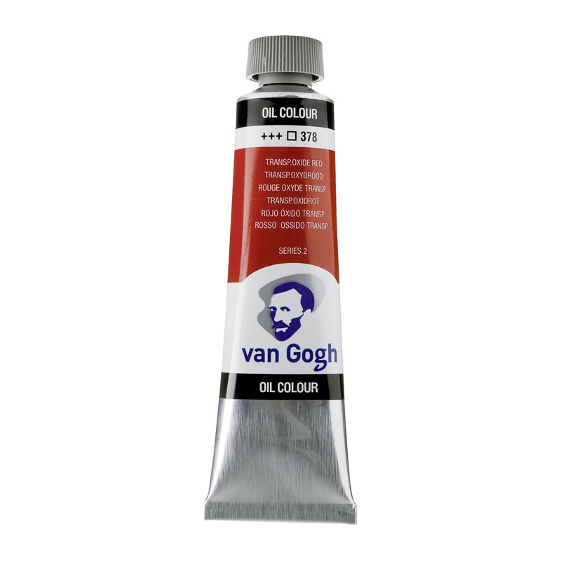 Van Gogh Olja 40 ml Transparent Oxide Red 378