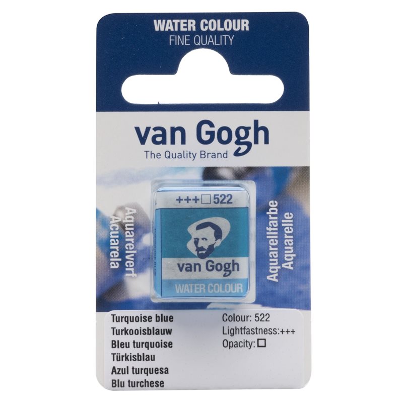 Van Gogh Akvarell ½ kopp Turquoise Blue 522