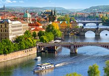 View Of Bridges In Prague - B-53087