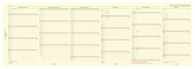 Filofax Personal Refill 2026 Årsplan