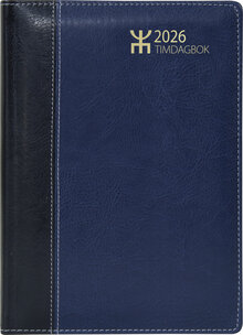 Timdagbok Blå/Svart FSC