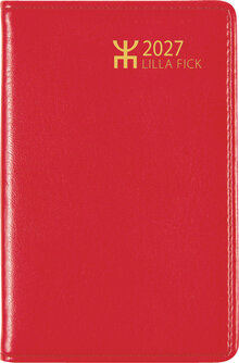 Fickkalender - Lilla Fick Röd Plast FSC