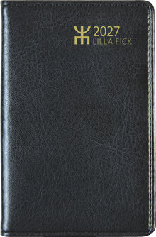 Fickkalender - Lilla Fick Svart Konstskinn FSC