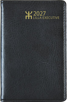 Fickkalender - Lilla Executive Svart Plast FSC