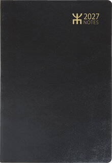 Fickkalender - Notes Svart Konstskinn FSC