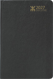 Fickkalender - Executive Svart Konstläder FSC