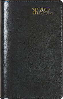 Fickkalender - Executive Svart Skinn FSC