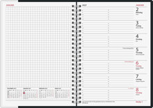 Agenda - Veckonotes Silver Plast FSC