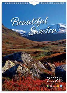 Väggkalender 2025 Beautiful Sweden