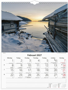 Väggkalender 2027 Svenska kusten