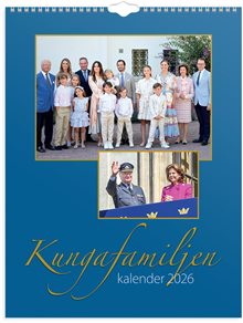 Väggkalender 2026 Kungafamiljen