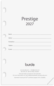 Compact kalendersats Prestige 2027