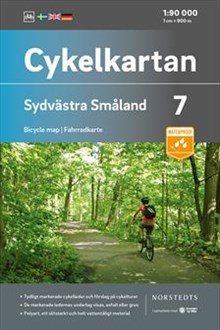 Cykelkartan Blad 7 Sydvästra Småland : Skala 1:90 000