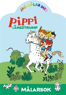 Jag målar med Pippi Långstrump : Målarbok