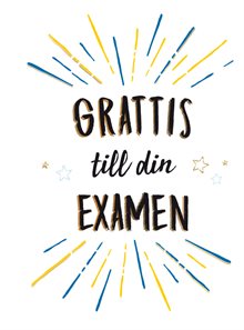 Grattis till din examen