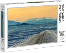 Vintervägen över Flatruet - Pussel 1000 bitar