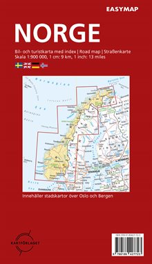 Norge EasyMap, Kartförlaget 1:900 000